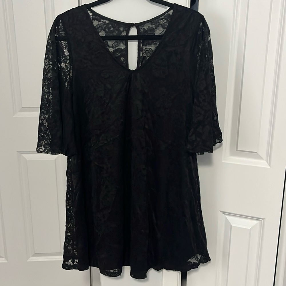 Little Black Dress Lace Size Small‎